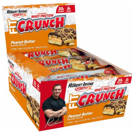 chef robert irvine fortfix fit crunch bars 12 bars