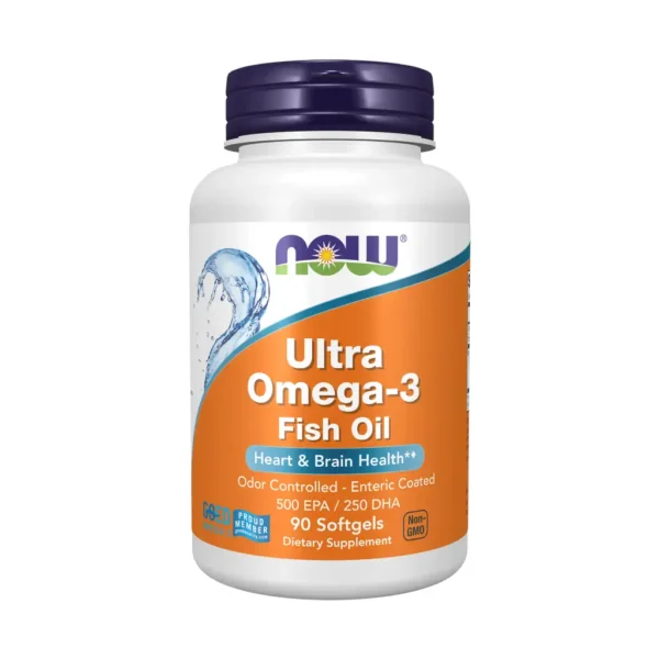 NOW Ultra Omega 3 Fish Oil 90 Capsules