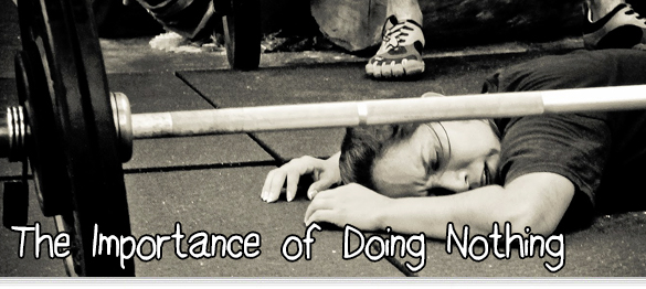 the importance of doing nothing header