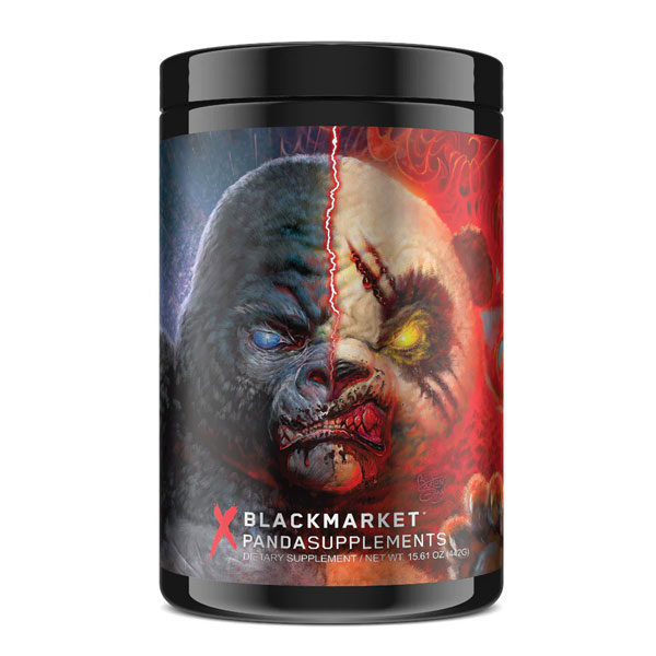Blackmarket Panda Supplements Gorilla vs Panda Pre-Workout