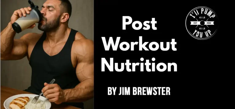 Post Workout Nutrition