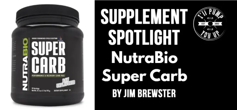Supplement Spotlight Nutrabio Super Carb