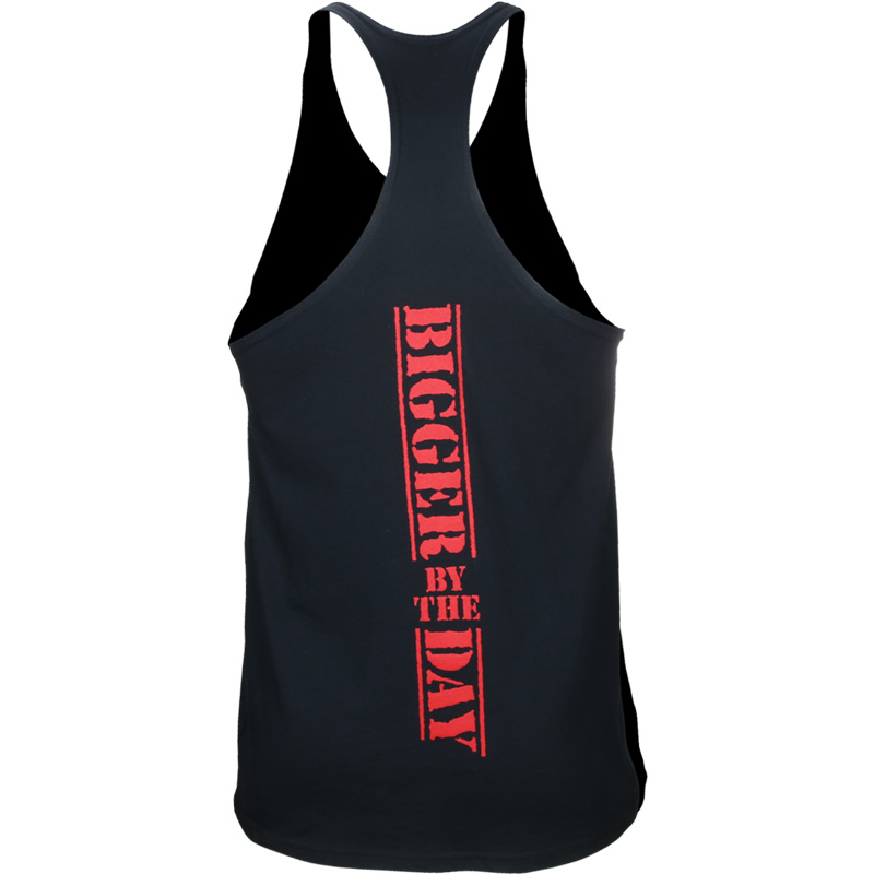5% Nutrition Black Stringer Tank With Red Lettering 2 5% Nutrition Black Stringer Tank With Red Lettering - Image 2