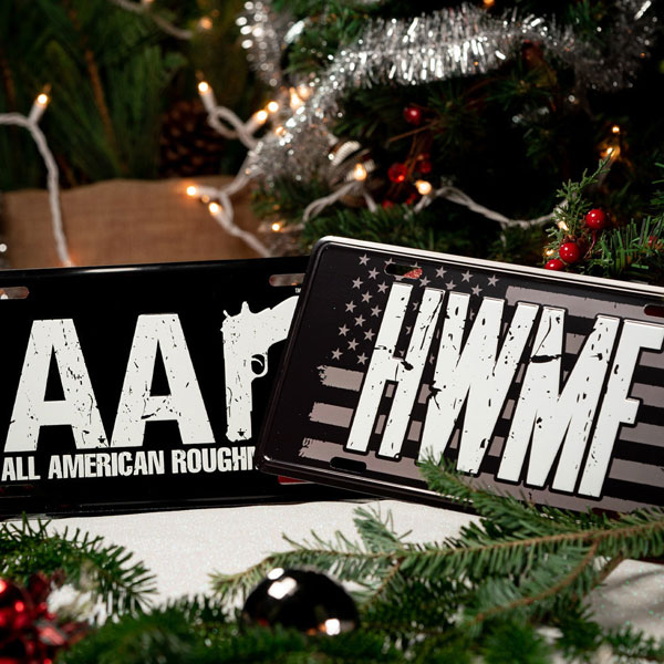 Axe & Sledge License Plates