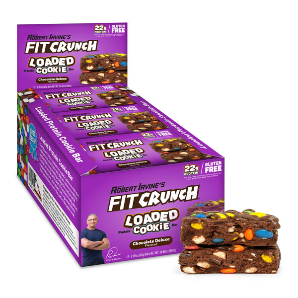 Chef Robert Irvine's FITCrunch Loaded Cookie Protein Bar