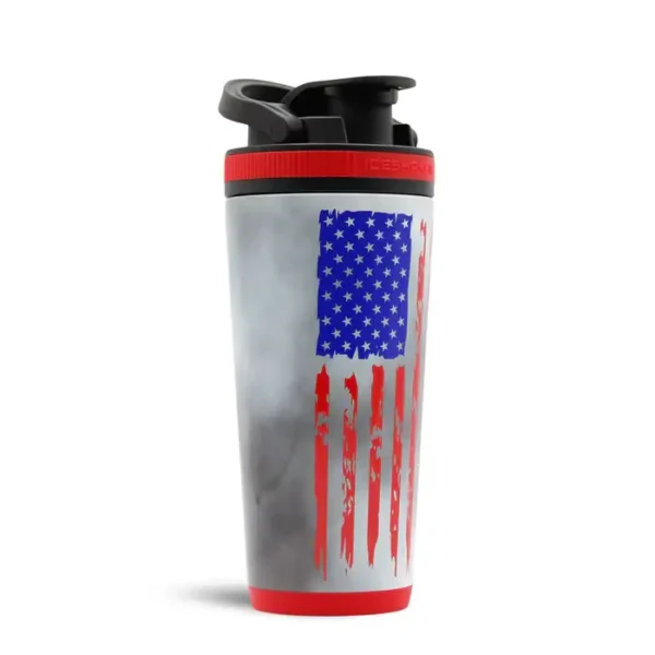 I'll Pump You Up Ice Shaker Tattered Flag