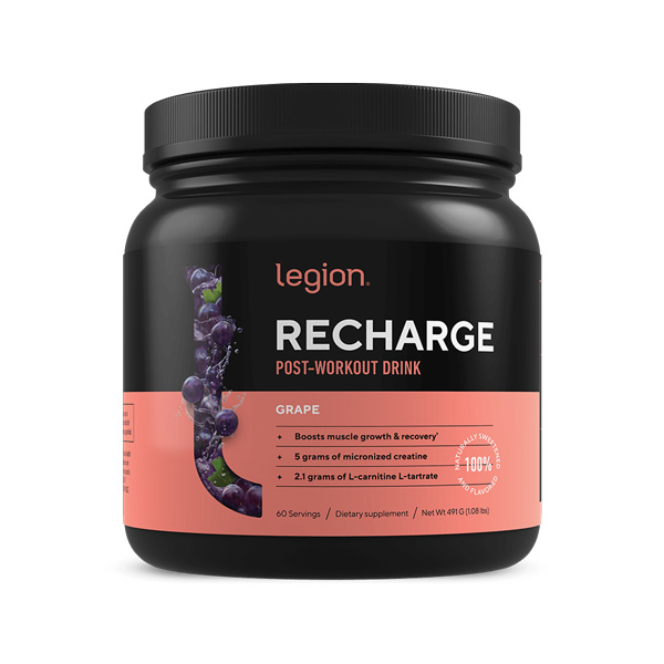 Clearance Legion Recharge Post-Workout With a Best by Date of 06/24