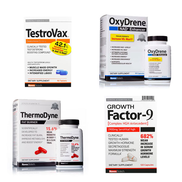 Novex Biotech Power Your Potential Stack