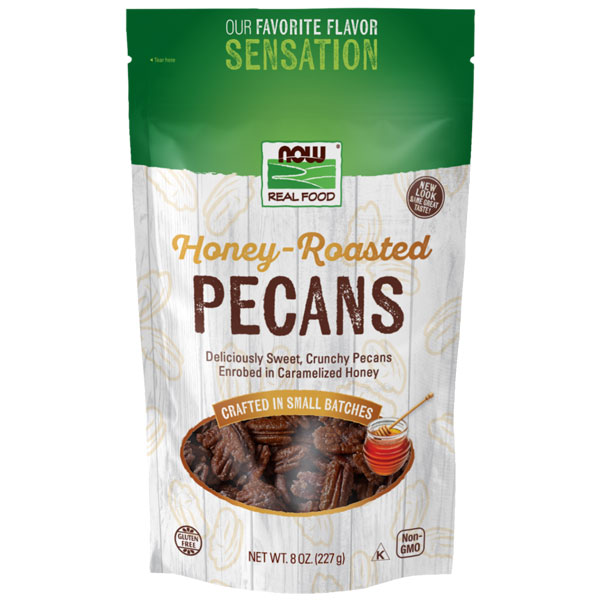 NOW Honey Roasted Pecans
