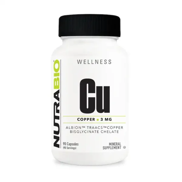 NutraBio CU Copper Bisglycinate Chelate
