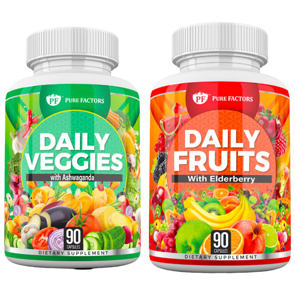Pure Factors Daily Fruits and Veggies Stack
