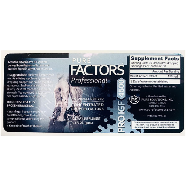 Pure Solutions Pro igf 4500