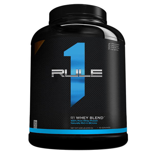 Bottle of R1 Whey Blend