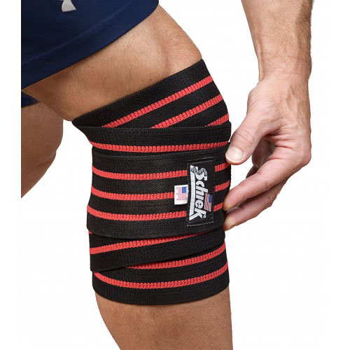 Schiek Black Line Knee Wraps