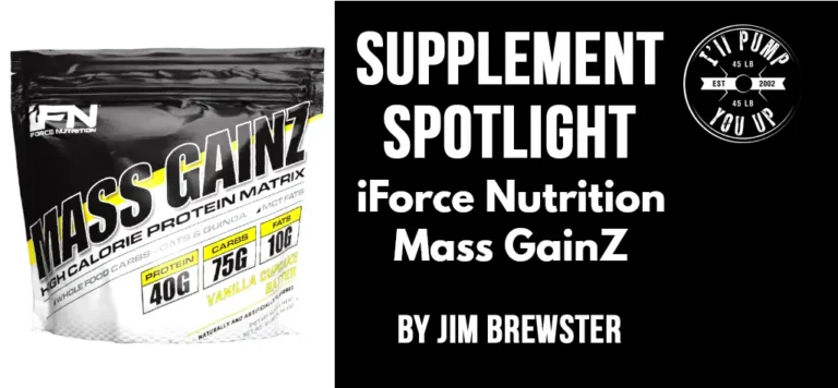 Supplement Spotlight iForce Nutrition Mass GainZ