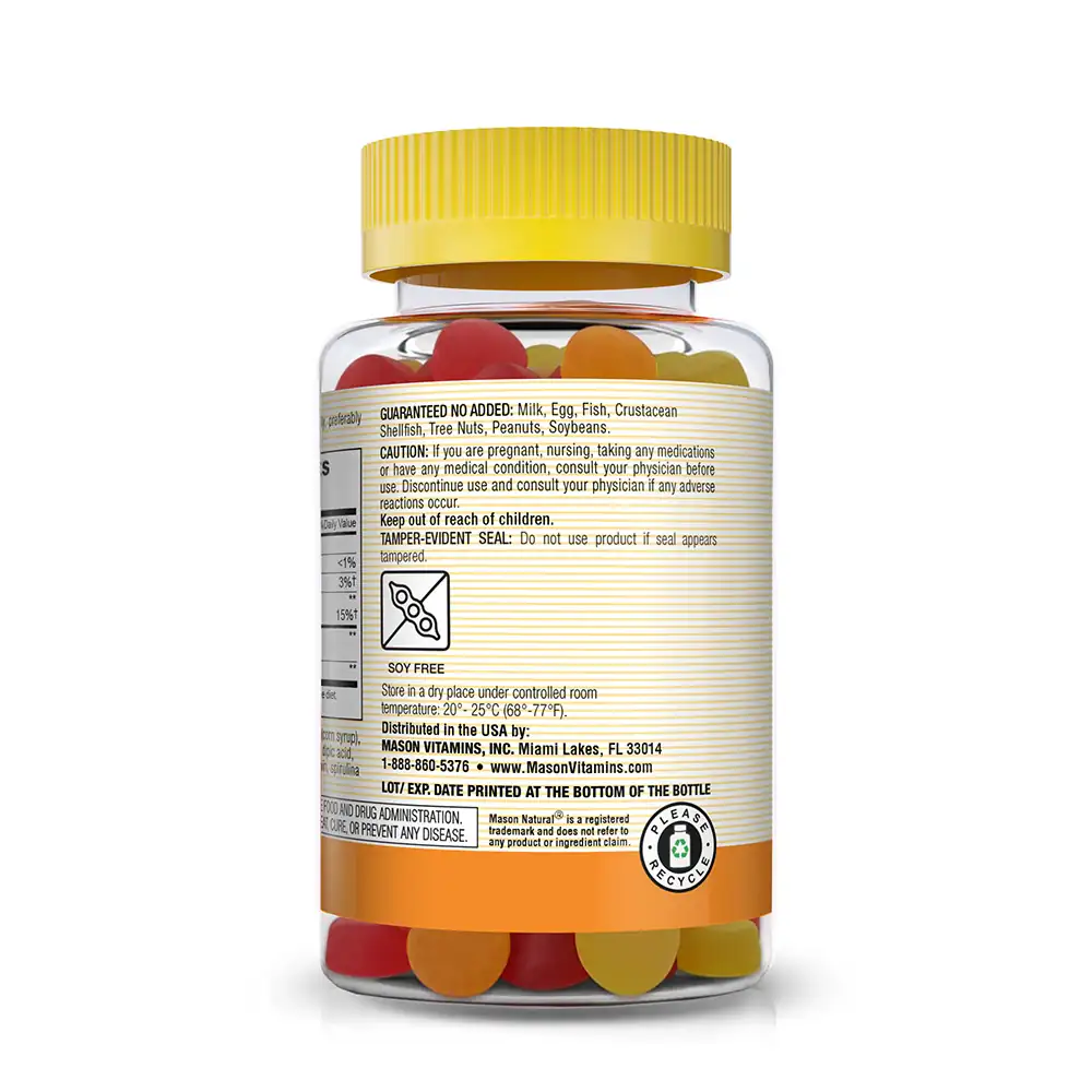 Mason Natural Apple Cider Vinegar Gummies (BOGO) 3 Mason Natural Apple Cider Vinegar Directions