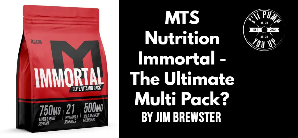 MTS Nutrition Immortal - The Ultimate Multi Pack?