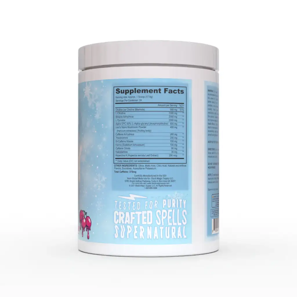 Black Magic BZRK Frost Supp Facts