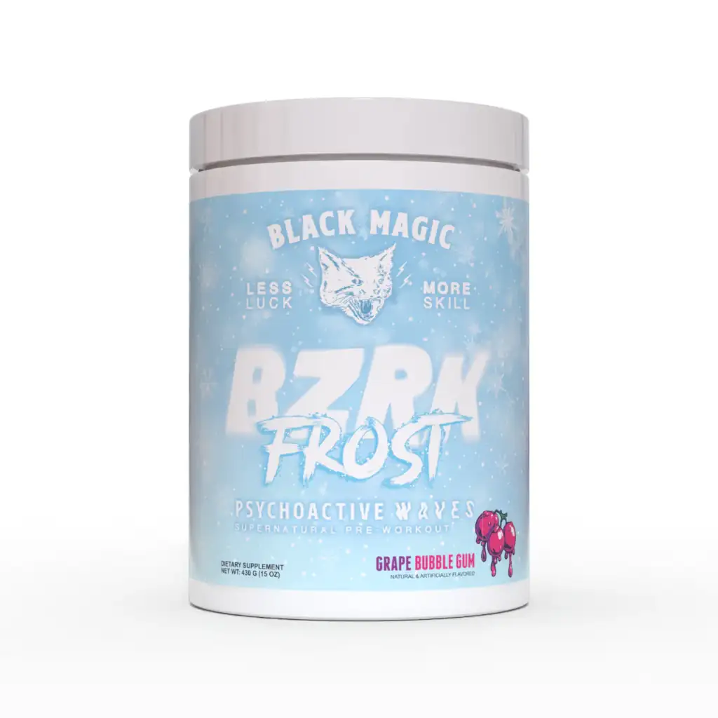 Black Magic BZRK Frost - Grape Bubblegum (Limited Edition Pre-Workout) 1 Black Magic BZRK Frost