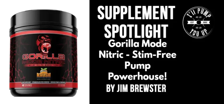 Gorilla Mode Nitric - Stim-Free Pump Powerhouse!