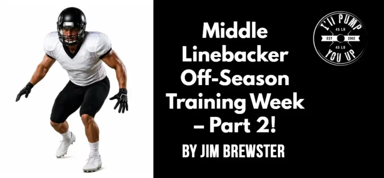 Middle Linebacker Off-Season Training Week - Part 2!