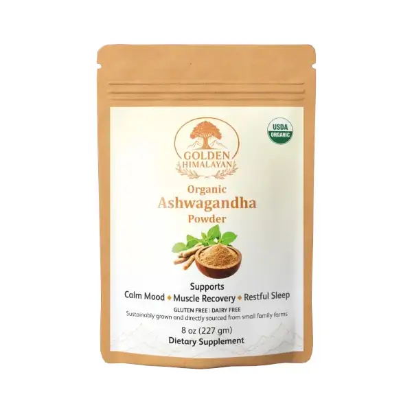 Golden Himalayan Organic Ashwagandha Powder