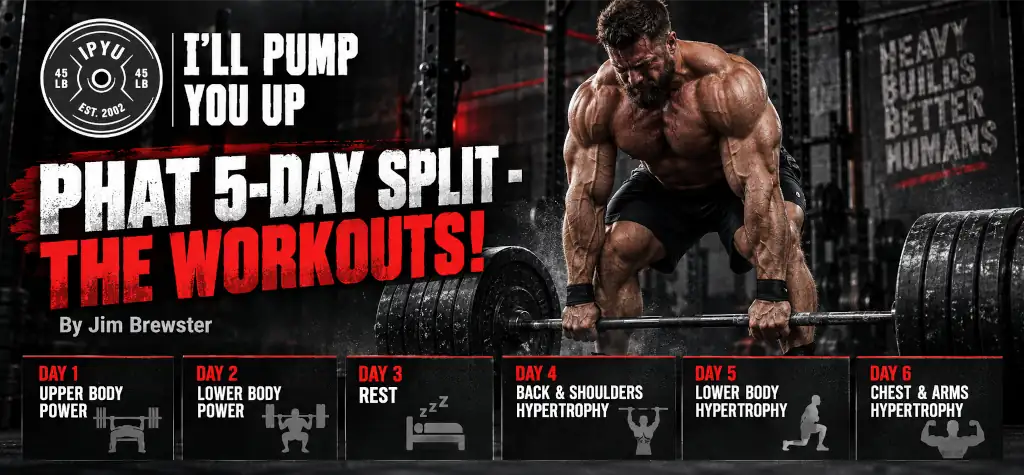PHAT 5-Day Split – The Workouts!